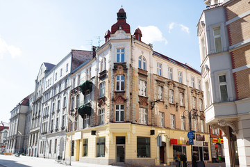 Characteristic building in Katowice city center, Silesia, Poland © tanialerro