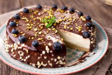 Delicious chocolate cake