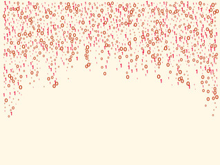 Obraz premium Cyber Monday Confetti. Computer Technology Futuristic Background. Falling Down binary circuit. Female Programmers Pink Cyber Monday Confetti. Virtual Reality, Digital Database Big Data Global Network