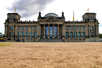 Germany. Berlin. The building of the Reichstag