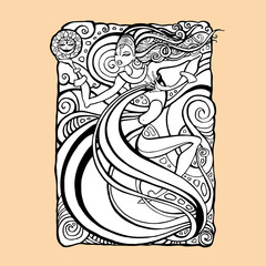 Beautiful Tribal Woman.