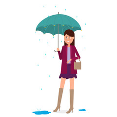 girl under an umbrella