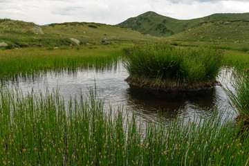 Mountain lake in Abkhazia