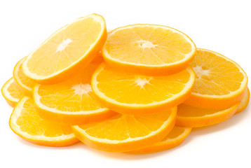 Haufen Orangenscheiben