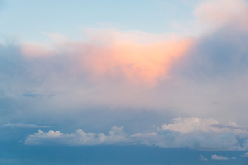 Obraz premium Sunset sky cloudscape
