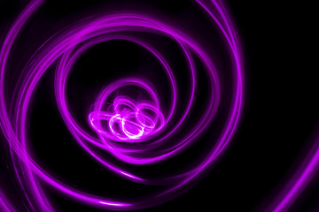 Overlay light, an abstract pattern on a dark background