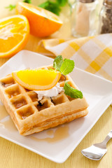 Belgian waffles