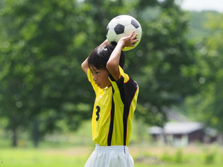 サッカー　フットボール © makieni