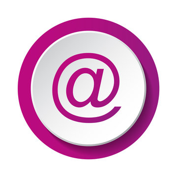 Email Adress Symbol - 3d Icon. Vector.