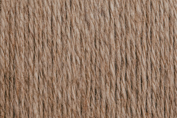 Brown linen rope pattern texture.