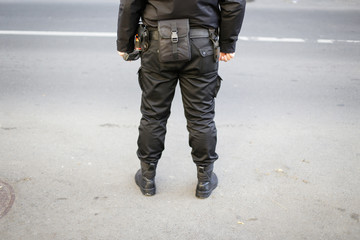 Police officer on the street