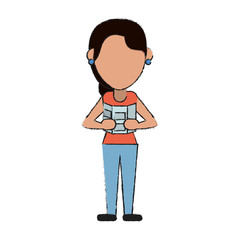 Woman tourist avatar