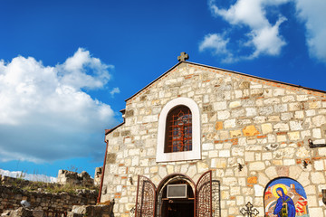 Entrance of Saint Petka's Chapel located in Belgrade Fortress or Beogradska Tvrdjava Kalemegdan...