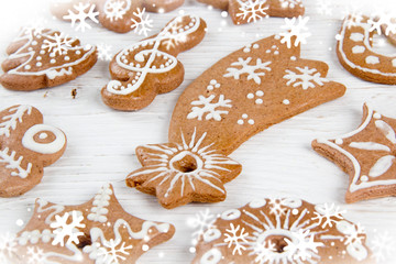 Christmas sweets background