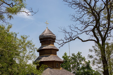 Watchtower of wood