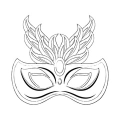 Mardi gras mask