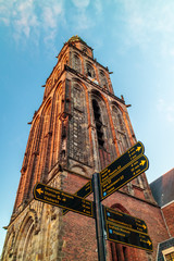 The famous Martinitoren church tower in Groningen