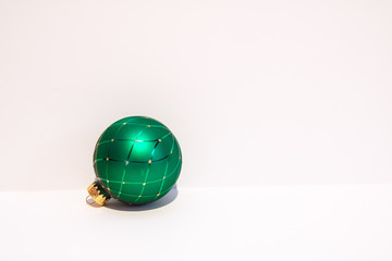 Green Christmas ball ornament