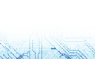 Vector illustration, Hi-tech digital technology and engineering theme