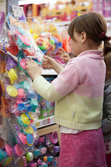 girl in   toy store