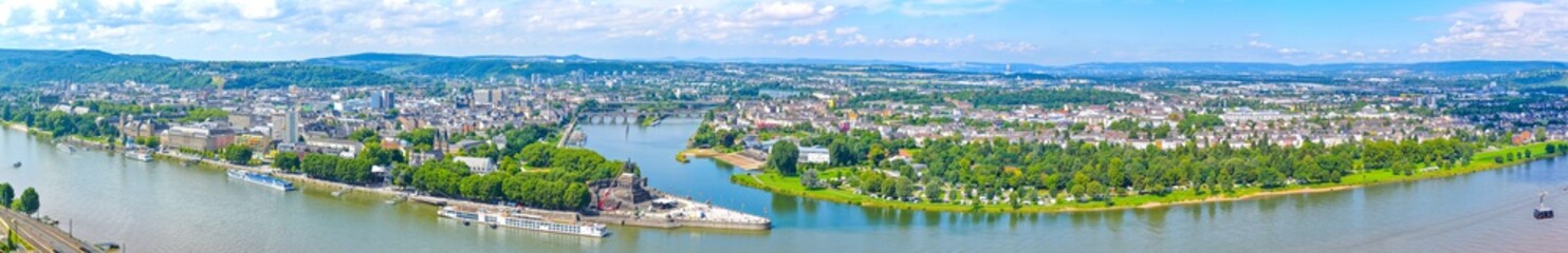 Panorama Koblenz