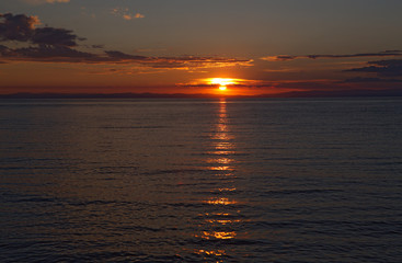 Байкал. Золотой закат