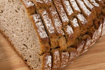 bread slices of dark bread