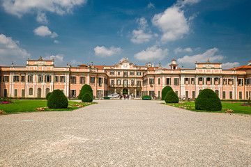 Obraz premium Public gardens of Estense Palace, in Varese