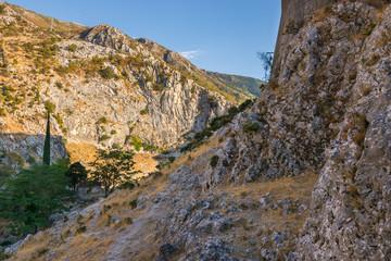 The old Mediterranean port of Kotor, Kotor fortress, Bay of Kotor, Kingdom of Dalmatia, Balkan Peninsula, Montenegro, Europe