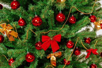 Christmas Tree isolated on white background