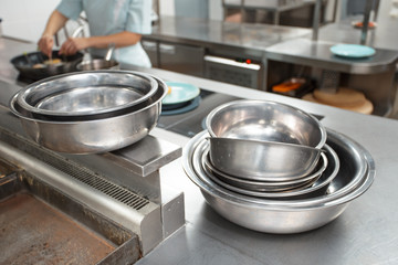 Work surface and kitchen equipment