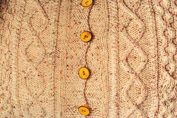 close up of knit wear