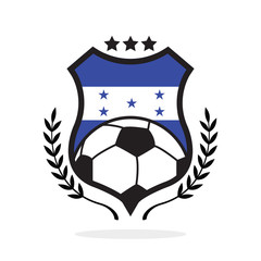 Honduras national flag football crest