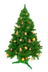 Christmas Tree isolated on white background