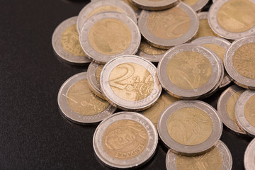 euro coins