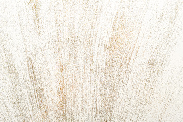 Golden glitter sand texture, abstract background.