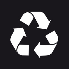Logo recycle vector