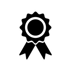 badge silhouette vector