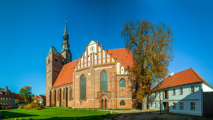 Fototapeta na wymiar Tangermünde an der Elbe, St. Stephan Kirche 