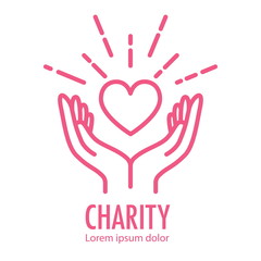 Logo template for charity