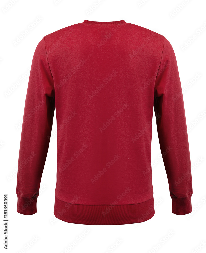 Poster red long sleeve shirt mock up - Posters