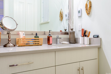 Fragment of a luxury bathroom