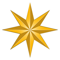 Obraz premium Isolated star shape