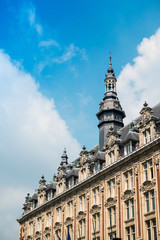 Obraz premium antique building view in Old Town Lille, France