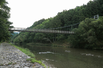 Fototapeta na wymiar 愛媛県内子町　からり橋