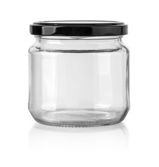 glass jar isolated