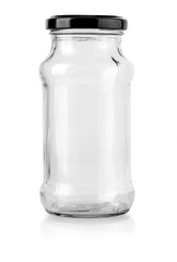 glass jar isolated