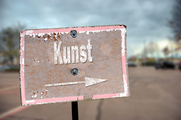 Schild 203 - Kunst
