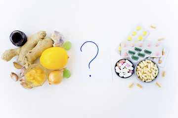 A lot of colorful pills