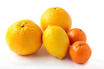 tasty and juicy citrus fruits